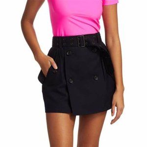 COMME des Garçons JunJa Watanabe Medium Navy blue belted mini skirt